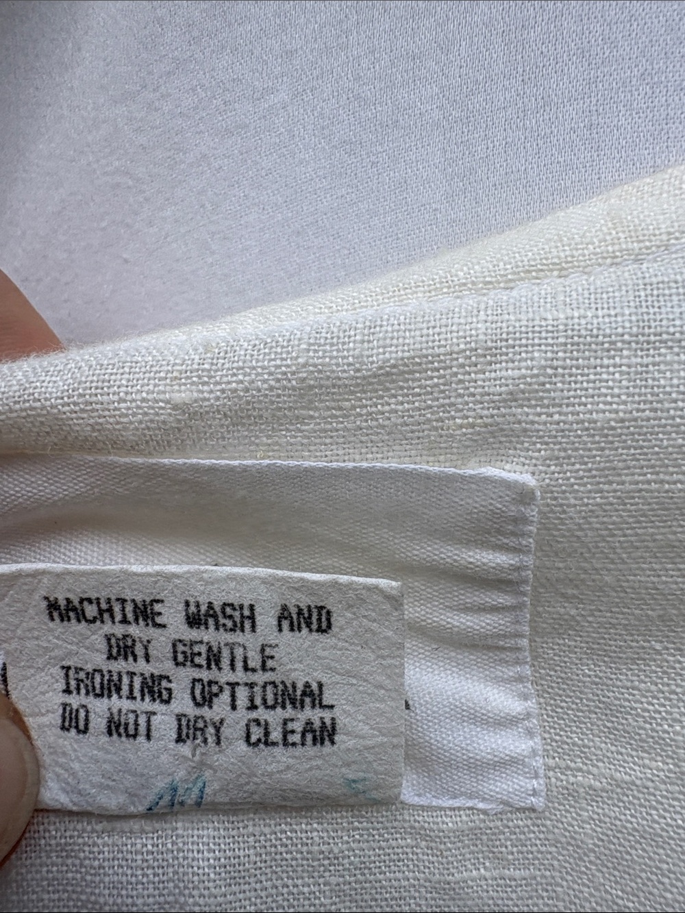 FLAX by Jeanne Engelhart Cream Linen Button-Front Tunic - Picture 3 of 14